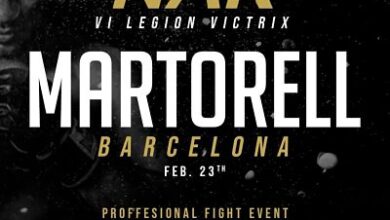 Photo of Listado oficial de combates NAK 4 Martorell
