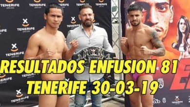 Photo of Resultados Enfusion 81- Tenerife 30-03-19