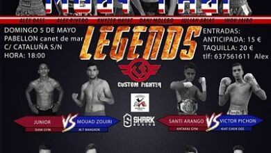 Photo of “MuayThai Legends” gran velada en Canet de Mar