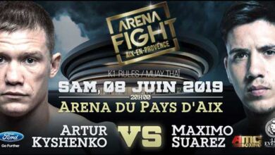 Photo of Artur KYSHENKO vs Máximo Suárez en Francia el 8 de Junio 2019