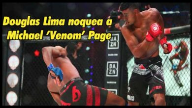 Photo of Douglas Lima noquea a Michael ‘Venom’ Page-Video