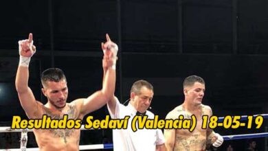 Photo of Boxeo: Resultados Sedaví (Valencia) 18-05-19
