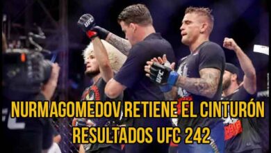 Photo of NURMAGOMEDOV RETIENE EL CINTURÓN – RESULTADOS UFC 242