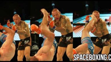Photo of ROSS PEARSON SUFRE UN BRUTAL KO CON UNA ROLLING THUNDER!!