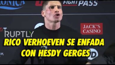 Photo of HESDY GERGES ATACA A RICO VERHOEVEN EN LA RUEDA DE PRENSA