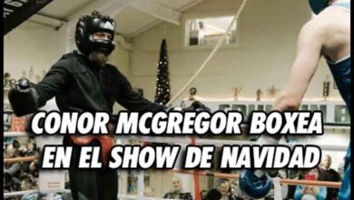 Photo of CONOR MCGREGOR BOXEA EN EL SHOW DE NAVIDAD