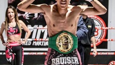 Photo of Mouhcine Chafi campeón de España de MuayThai WBC