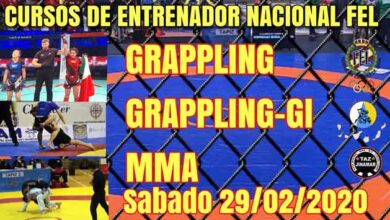 Photo of CURSO FORMACIÓN ENTRENADORES NACIONALES GRAPPLING & GRAPPLING GI  TAZ JINAMAR (TELDE) 29 febrero 2020.