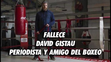 Photo of FALLECE DAVID GISTAU, PERIODISTA Y AMIGO DEL BOXEO