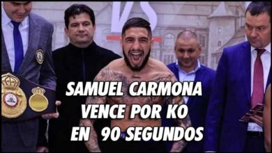 Photo of SAMUEL CARMONA VENCE POR KO EN  90 SEGUNDOS