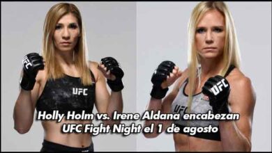 Photo of Holly Holm vs. Irene Aldana encabezan UFC Fight Night el 1 de agosto