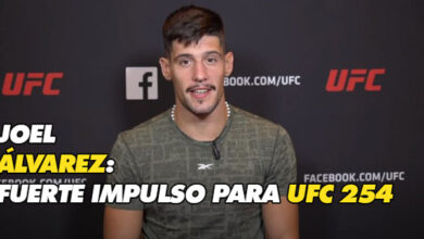 Photo of JOEL ÁLVAREZ: FUERTE IMPULSO PARA UFC 254