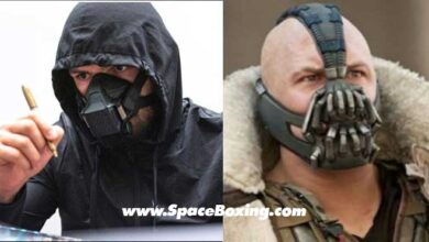 Photo of Khabib Nurmagomedov se compara con Bane-UFC Mask