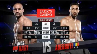 Photo of ? BADR HARI VS BENJAMIN ADEGBUYI – EN DIRECTO- LIVE