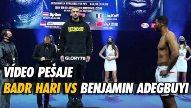 Photo of Vídeo pesaje Badr Hari vs Benjamin Adegbuyi: 8 Kg de diferencia