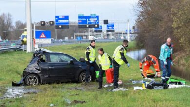 Photo of Robin van Roosmalen, un camión destroza su vehículo
