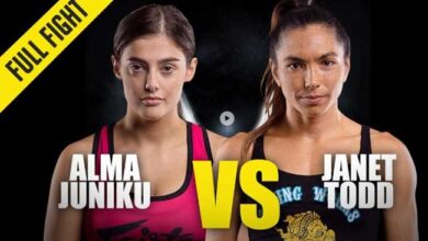 Photo of ALMA JUNIKU VS  JANET TODD- VÍDEO