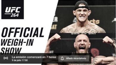 Photo of UFC 264 hora del pesaje, vídeo en directo y resultados – Poirier vs McGregor 3