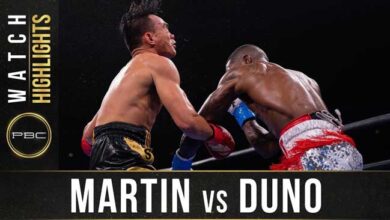 Photo of Frank Martin domina y Romero Duno de TKO en el 4º