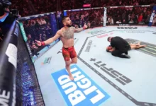 Photo of Ilia Topuria noquea y destrona a Charles Oliveira en UFC 317